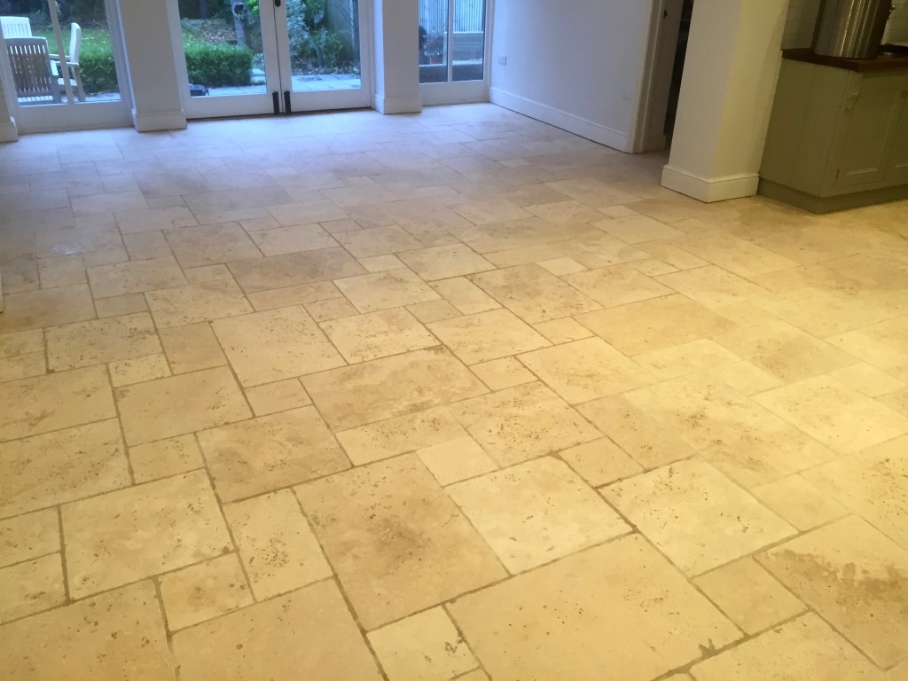 Limestone Floor After Cleaning Maidenhead