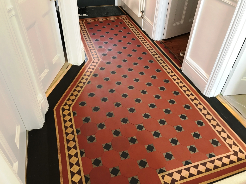 Bitumen Covered Victorian Floor After Restoration Caversham Reading