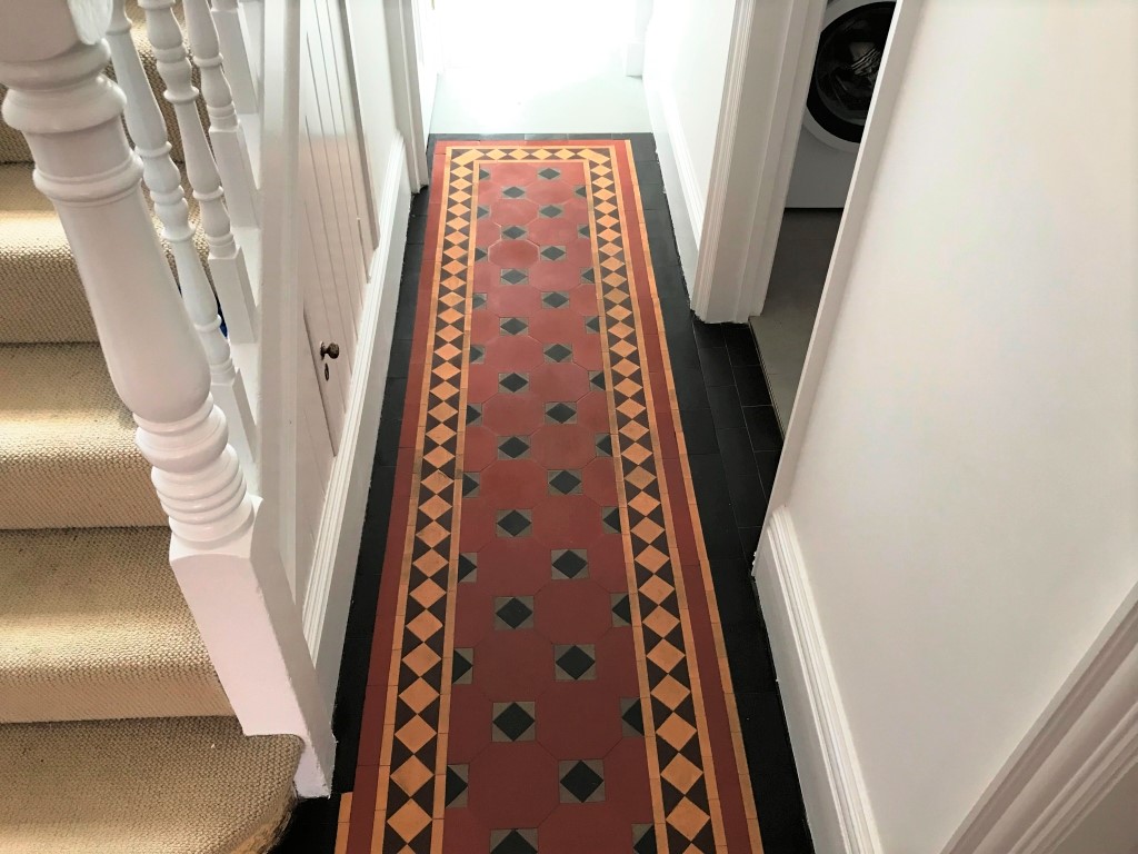 Bitumen Covered Victorian Floor After Restoration Caversham Reading