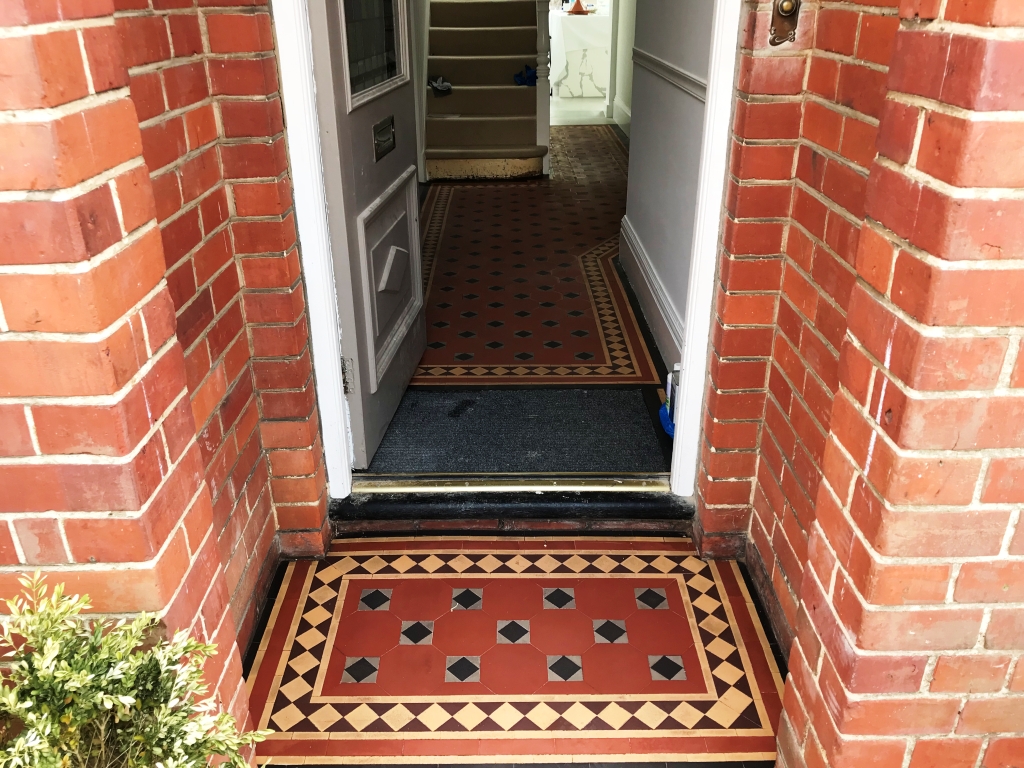 Bitumen Covered Victorian Floor After Restoration Caversham Reading