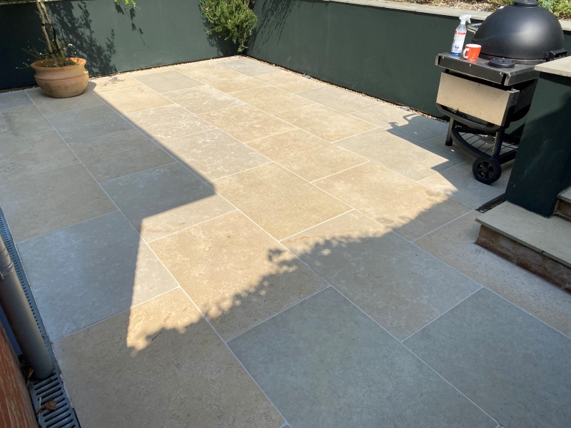 Limestone Patio After Renovation Wargrave Reading